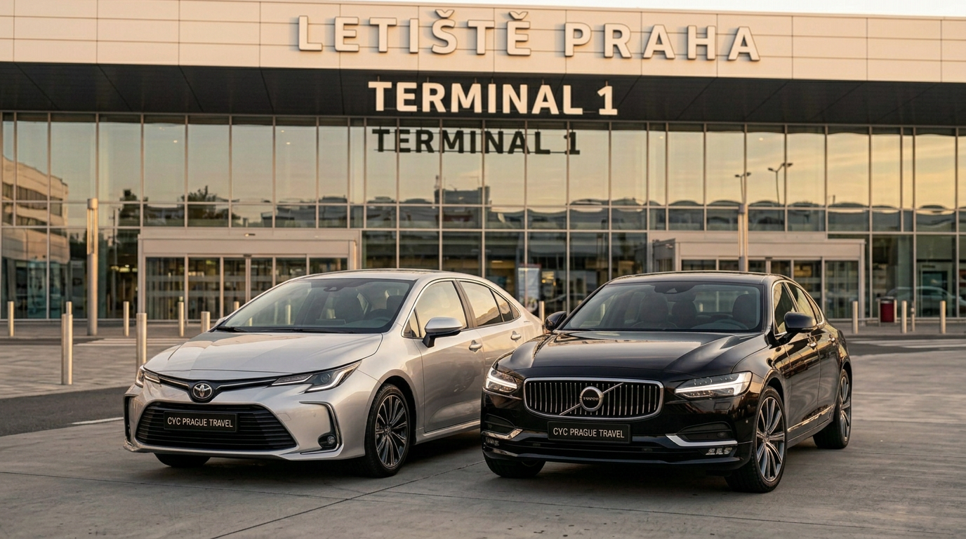 CYC Prague chauffeur at Václav Havel Airport Prague Terminal 1